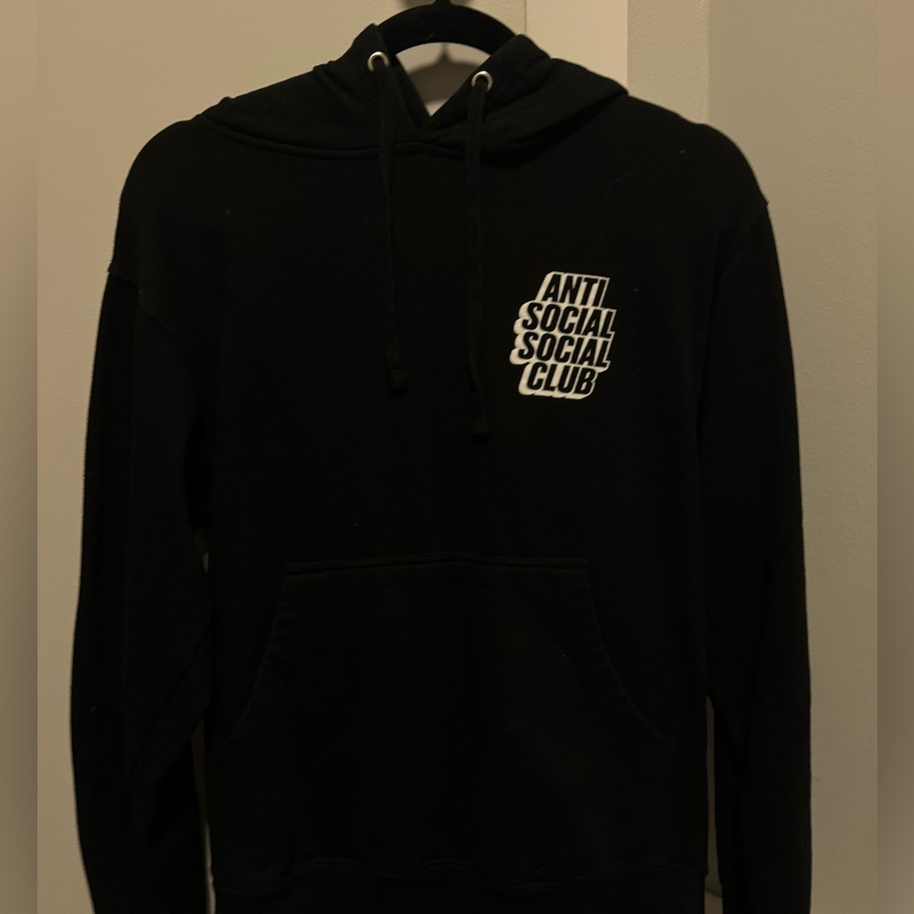 anti social social club hoodie size small
